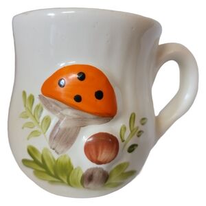 Merry Mushroom Vintage Ceramic Mug